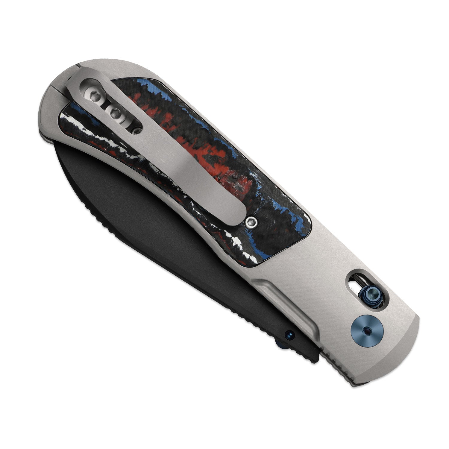 Tycho | Titanium & FatCarbon + Flat Grind M390