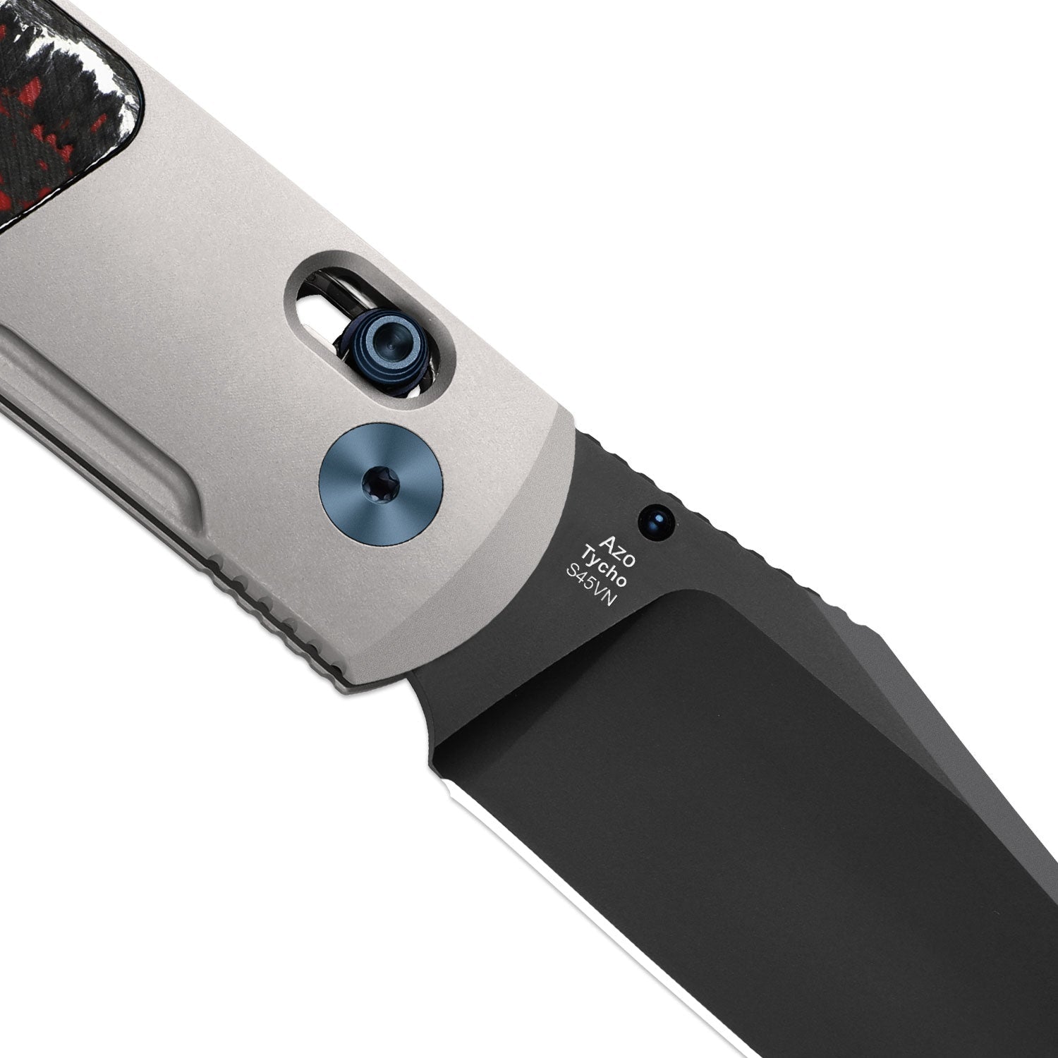 Tycho | Titanium & FatCarbon + Hollow Grind S45VN