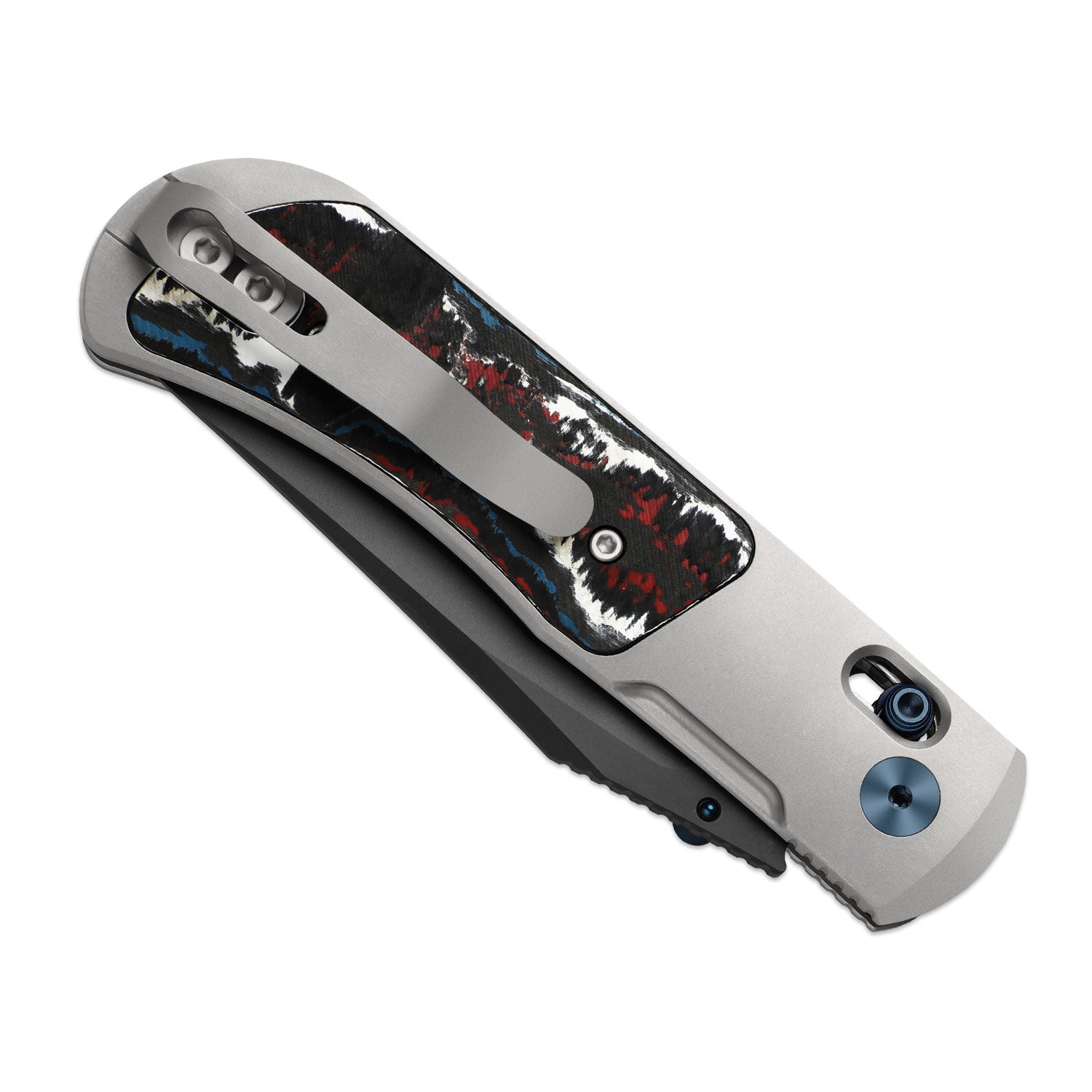 Tycho | Titanium & FatCarbon + Hollow Grind S45VN