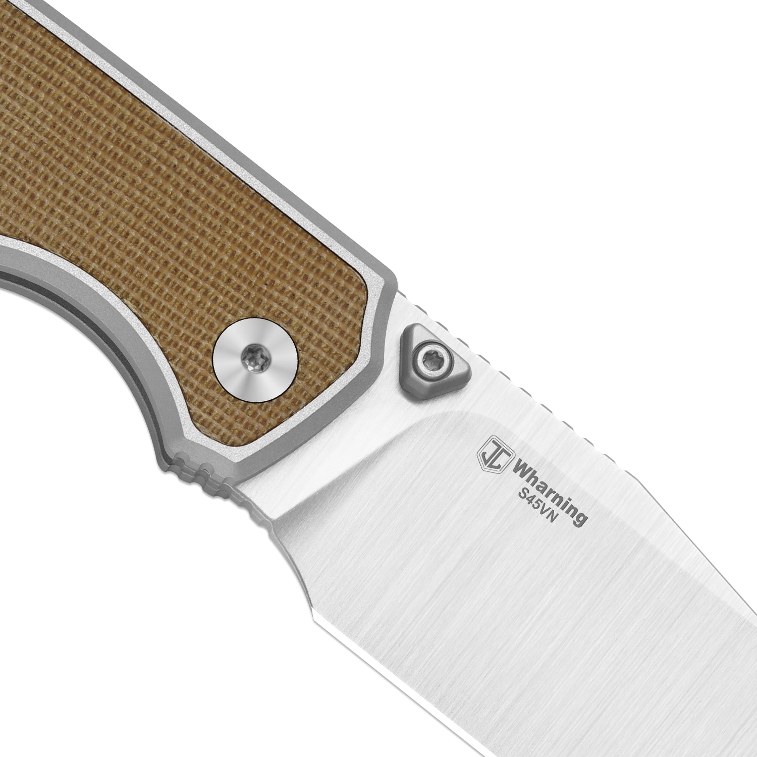 Wharning | Brown Norplex UltreX™ Micarta & Aluminium + Satin S45VN