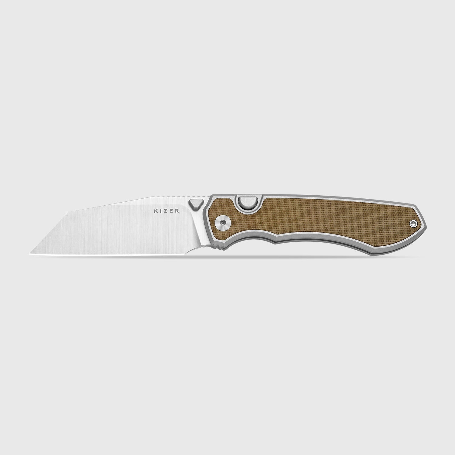 Wharning | Brown Norplex UltreX™ Micarta & Aluminium + Satin S45VN