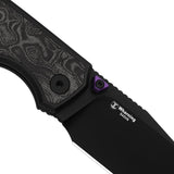 Wharning | Black Norplex UltreX™ Micarta & Aluminium + Black PVD S45VN
