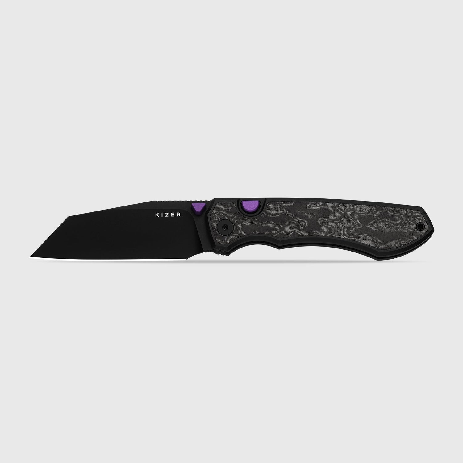 Wharning | Black Norplex UltreX™ Micarta & Aluminium + Black PVD S45VN