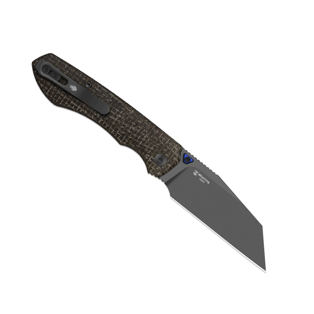 Wharning | GID Canvas Micarta + Gray PVD N690