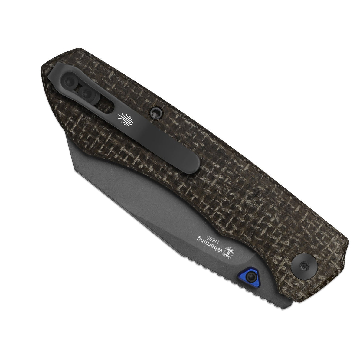Wharning | GID Canvas Micarta + Gray PVD N690