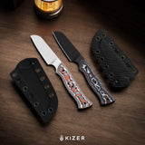 Whip Tail | FatCarbon Nebula & GID G10 + Black Coated CPM 10V