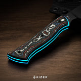 Whip Tail | FatCarbon Nebula & GID G10 + Black Coated CPM 10V