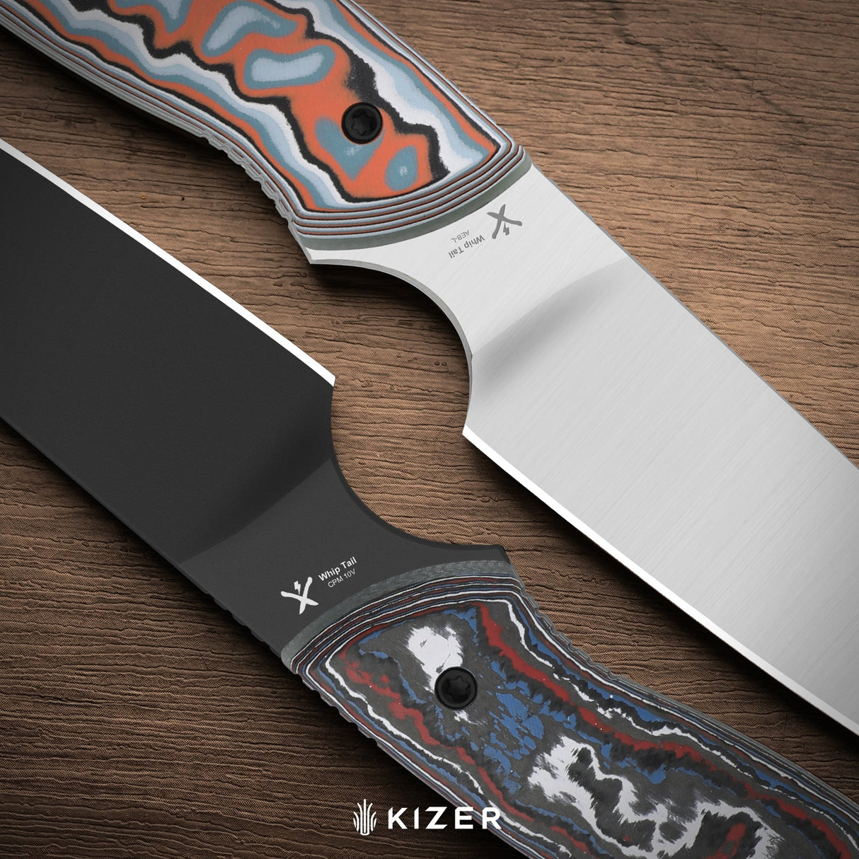 Whip Tail | FatCarbon Nebula & GID G10 + Black Coated CPM 10V