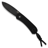 Lander 4 Fixed Blade | Black G10 + Blackwash D2