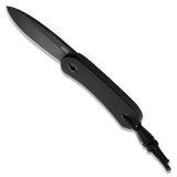 Lander 4 Fixed Blade | Black G10 + Blackwash D2