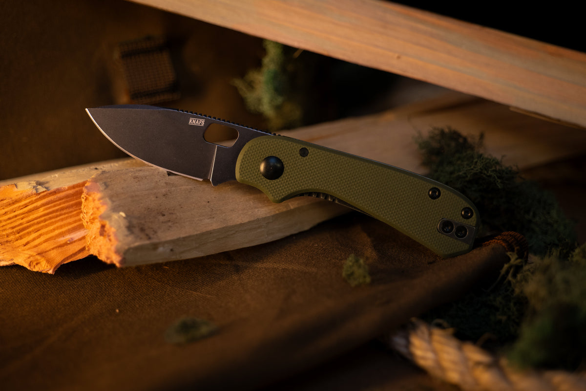 Lander 5 | OD Green G10 + Blackwash Blade