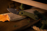 Lander 5 | OD Green G10 + Blackwash Blade
