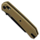 Lander 2 Reverse Tanto | Gold Aluminium + Blackwash Elmax