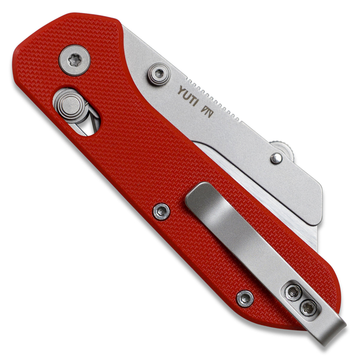 Yuti Utility Knife | Red G10