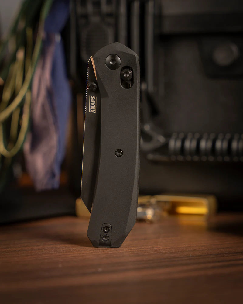 Lander 2 Reverse Tanto | Black Aluminium + Blackwash Elmax