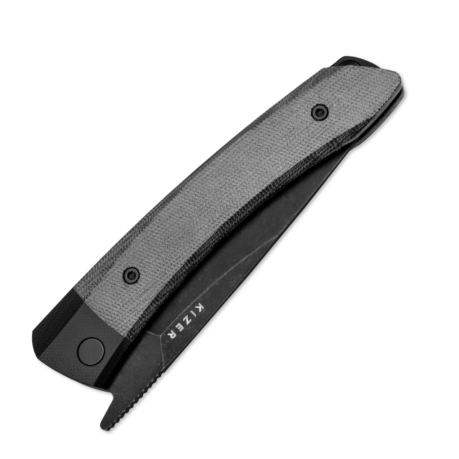 Kizer Momo V4663A1 - Large Micarta Folding Knife - Nitro-V