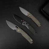 Psyop 299 | Black Norplex UltreX Micarta™ Ti Bolster + Blackwash S35VN - A2233