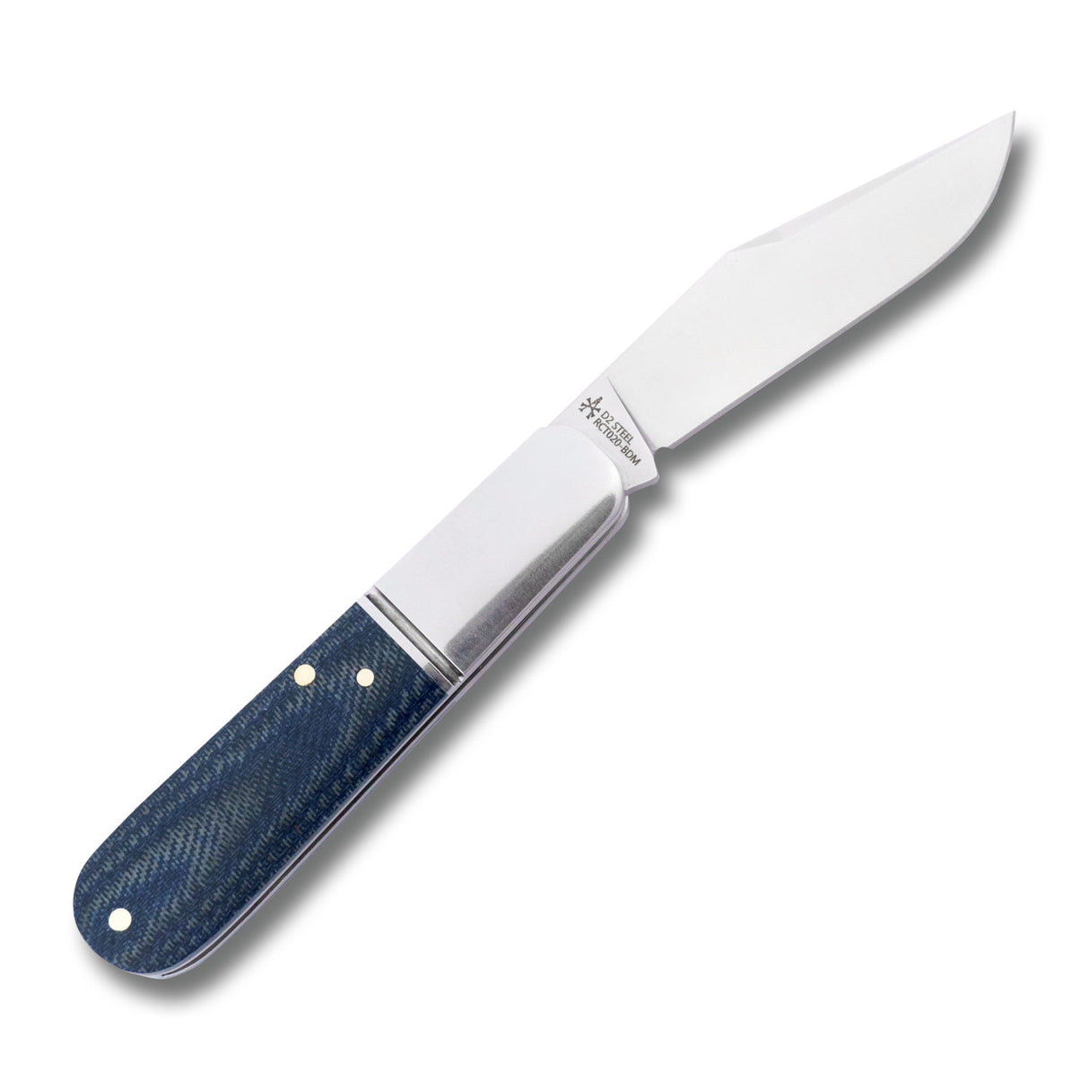Otter Creek Barlow Denim Micarta Slipjoint - RCT020-BDM