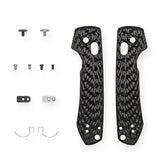 Raccoon Crossbar 2.0 ModSwap™ Handle Scales Kit | Black Carbon Fibre