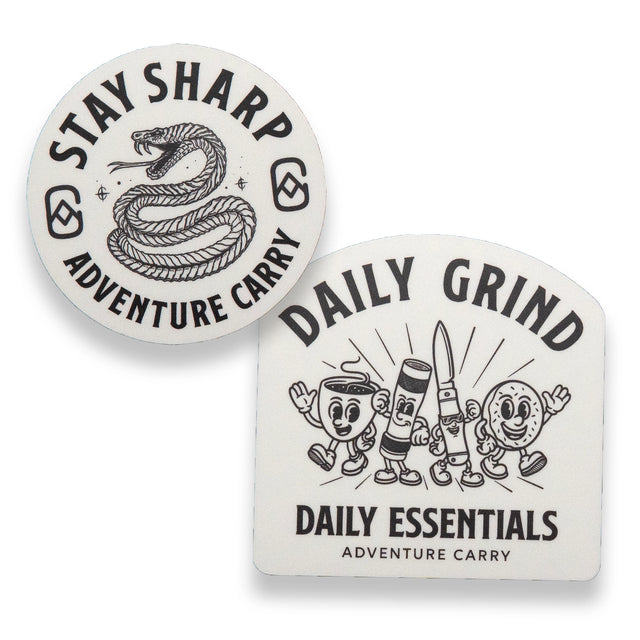 Sticker Carry Retro Sticker Pack – Adventure Carry