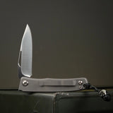 Rinkhals Slipjoint | Solid Ti + Mirror Polished RWL34