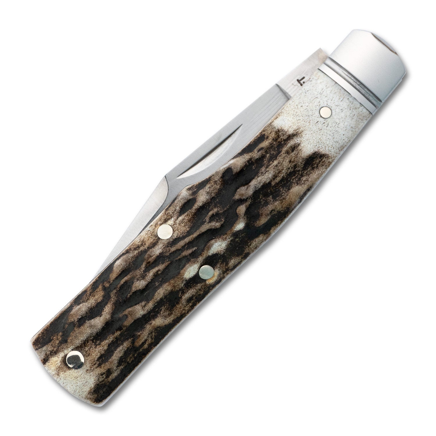 RoseCraft Savage Creek Gunstock Slipjoint Genuine Stag – Adventure