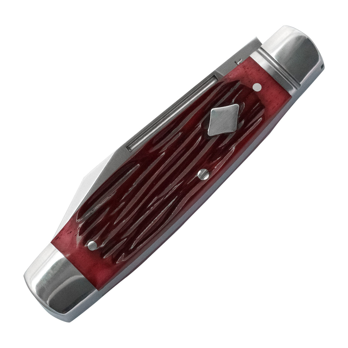 Barren Fork Jack Red Jigged Bone Slipjoint - RCT031-RJB