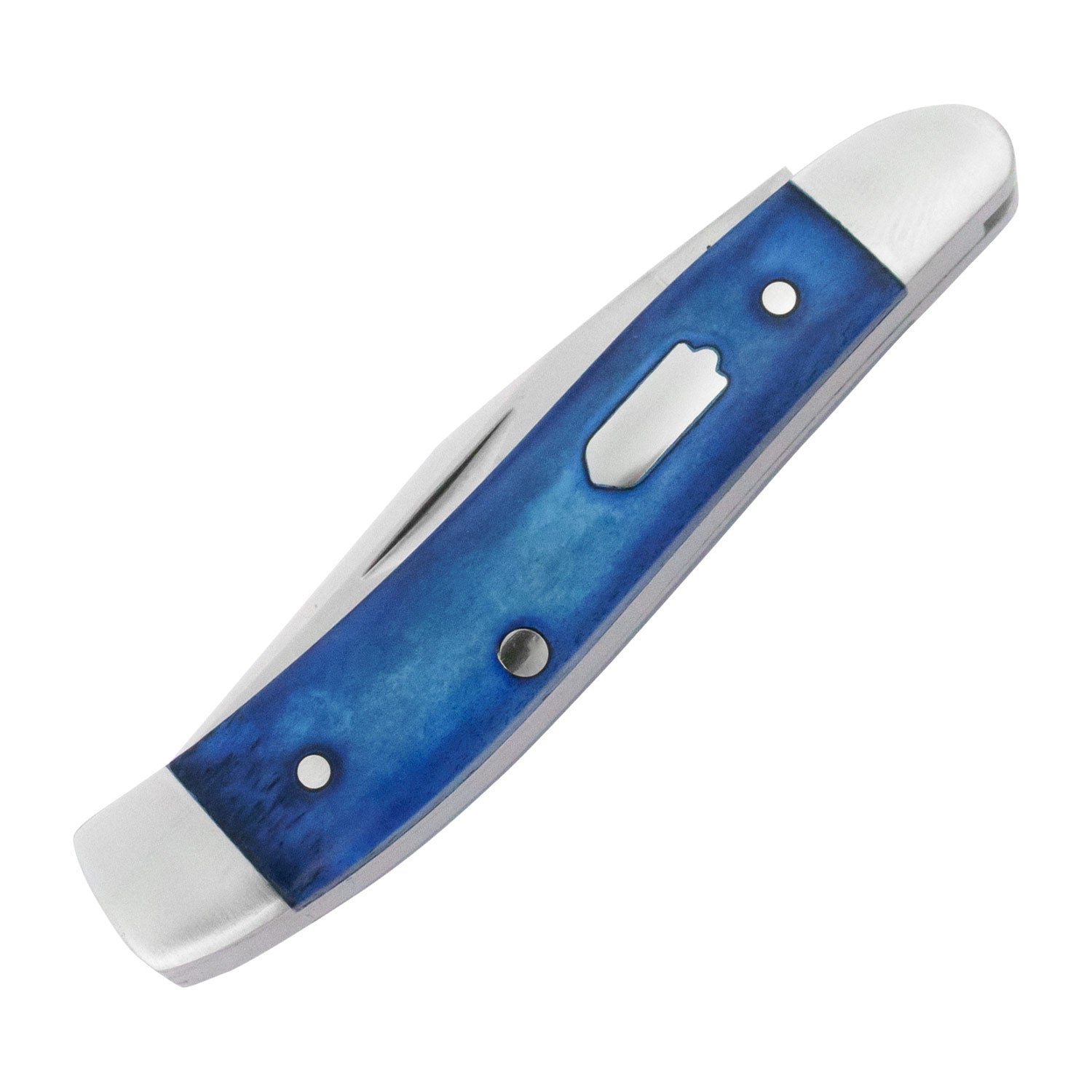 Piney River Peanut Vintage Blue Bone Slipjoint - RCT029-BBB