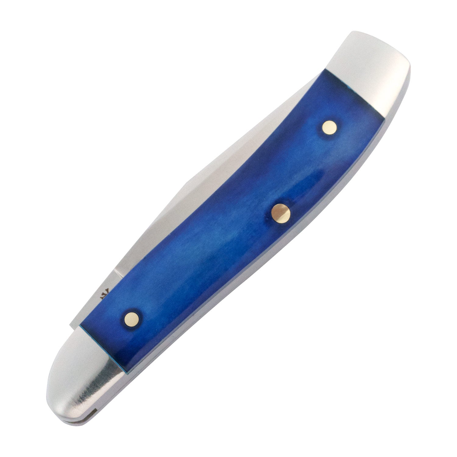 Piney River Peanut Vintage Blue Bone Slipjoint - RCT029-BBB