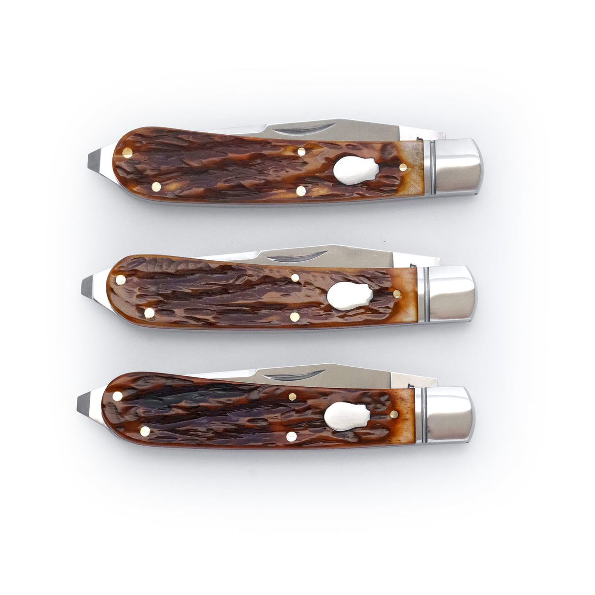 Appalachian Jack Dapper Jigged Bone Slipjoint - RCT003-DJB