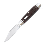 Birchfield Camp Jack Brown Jigged Bone Slipjoint - RCT034-BJB