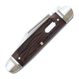 Birchfield Camp Jack Brown Jigged Bone Slipjoint - RCT034-BJB