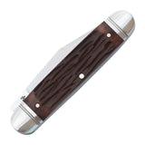 Birchfield Camp Jack Brown Jigged Bone Slipjoint - RCT034-BJB