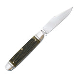 Birchfield Camp Jack Green Jigged Bone Slipjoint - RCT034-GJB