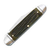Birchfield Camp Jack Green Jigged Bone Slipjoint - RCT034-GJB