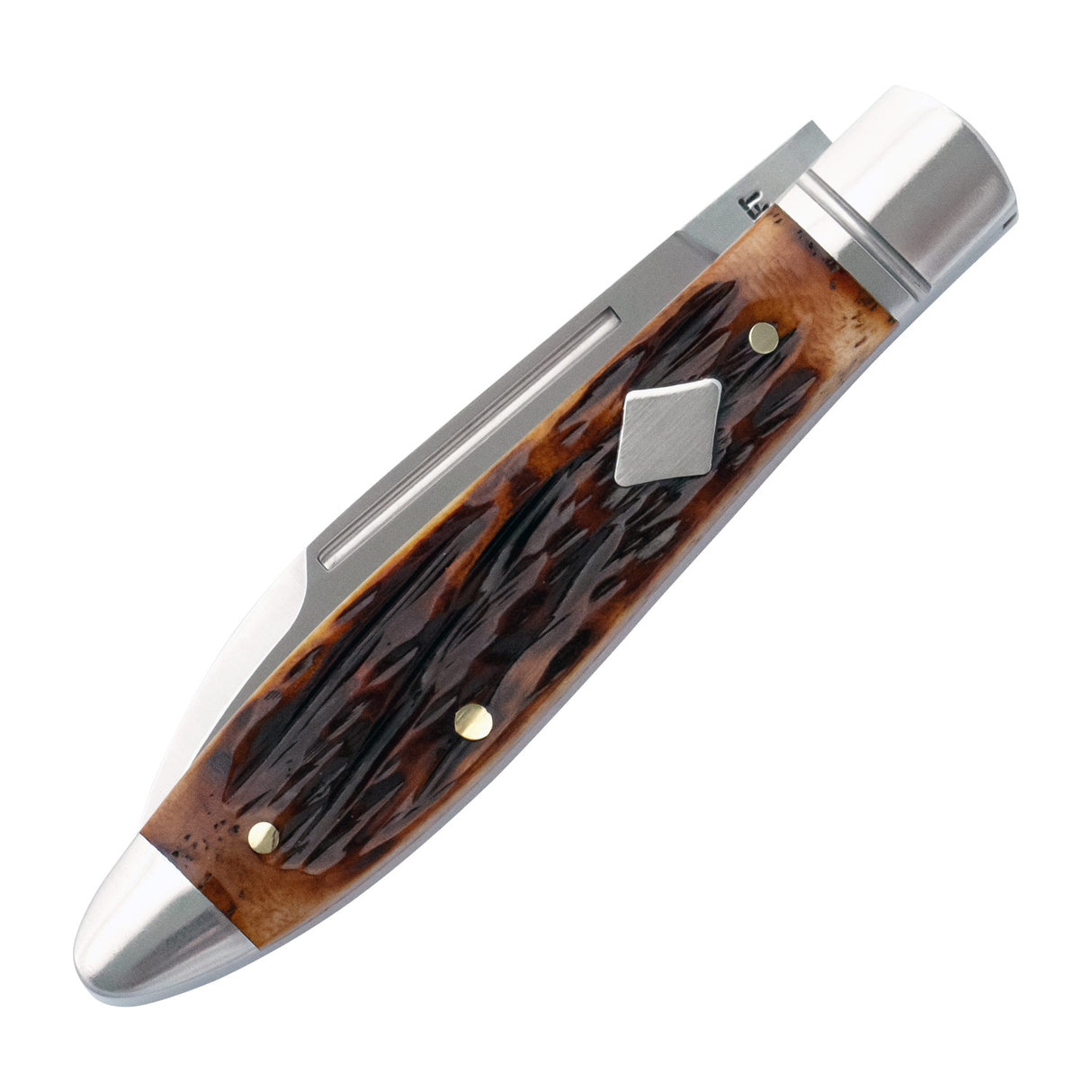 Tanasi Lake Tear Drop | Dapper Jigged Bone Slipjoint - RCT017-DJB