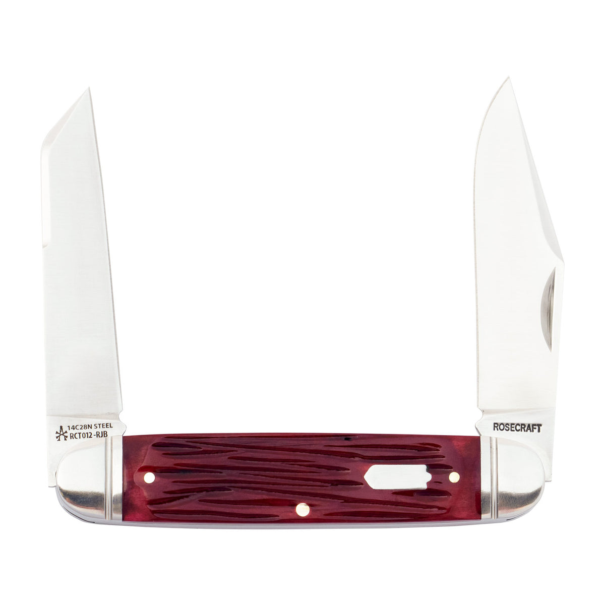 Briarpatch Jack Red Jigged Bone Slipjoint - RCT012-RJB