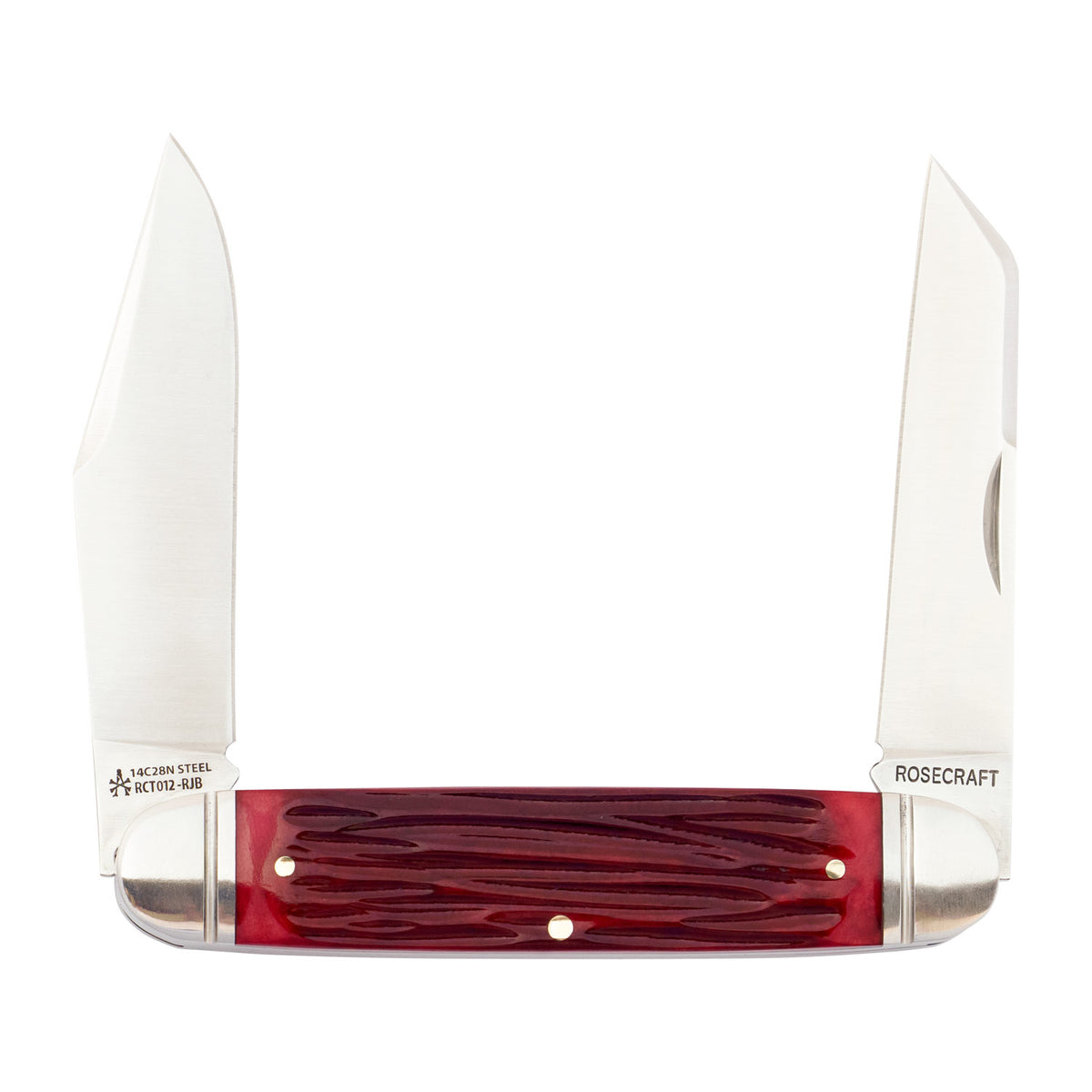 Briarpatch Jack Red Jigged Bone Slipjoint - RCT012-RJB
