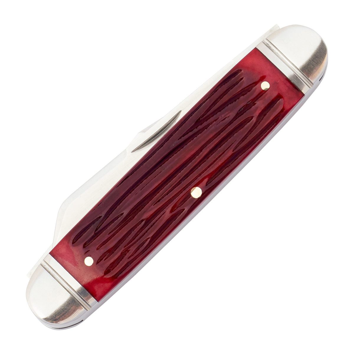 Briarpatch Jack Red Jigged Bone Slipjoint - RCT012-RJB