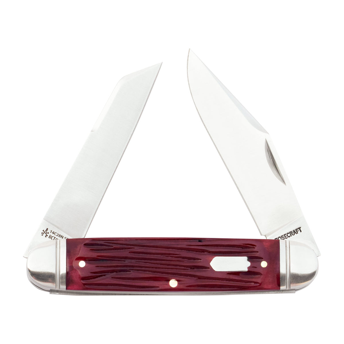 Briarpatch Jack Red Jigged Bone Slipjoint - RCT012-RJB