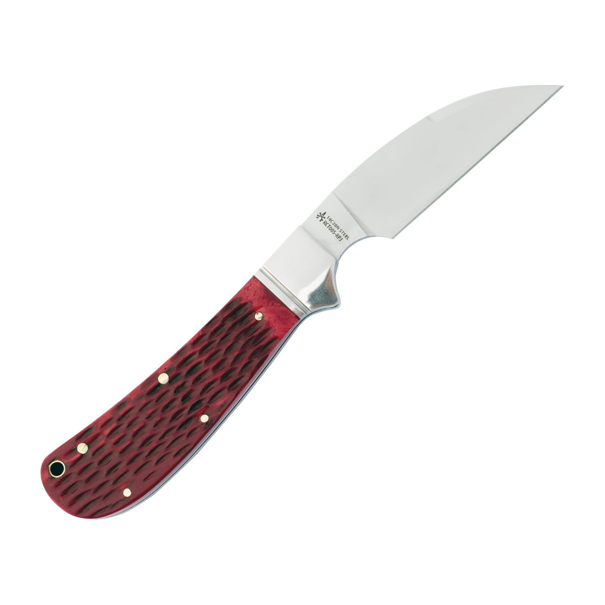 Clinch River Swayback Red Picked Bone Slipjoint - RCT005-RPJ