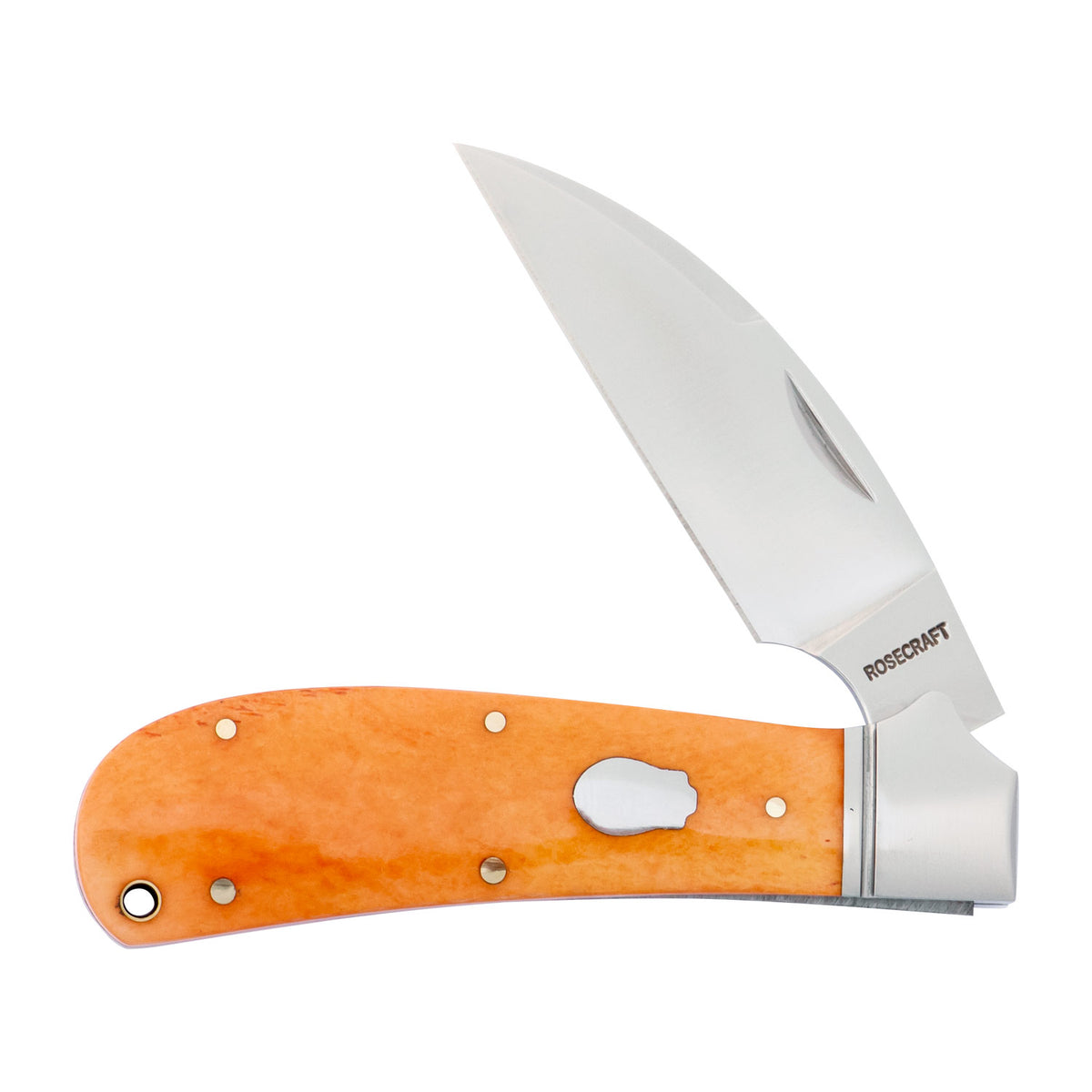 Clinch River Swayback Bourbon Bone Slipjoint - RCT005-2026