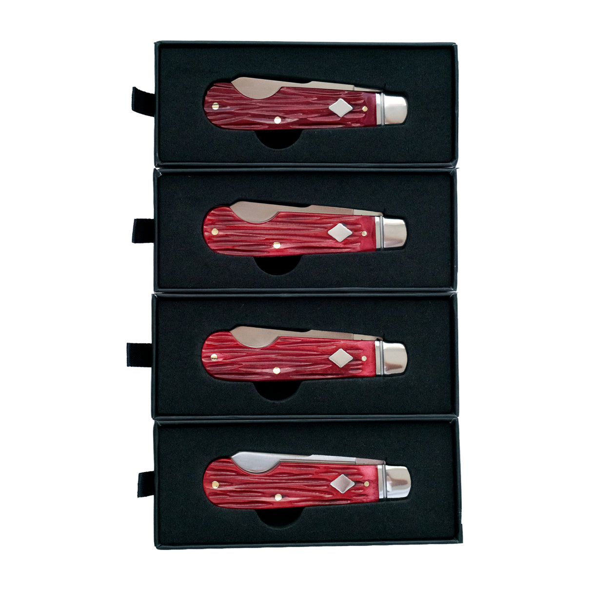 Elk River Easy Open Jack Red Jigged Bone Slipjoint - RCT027-RJB
