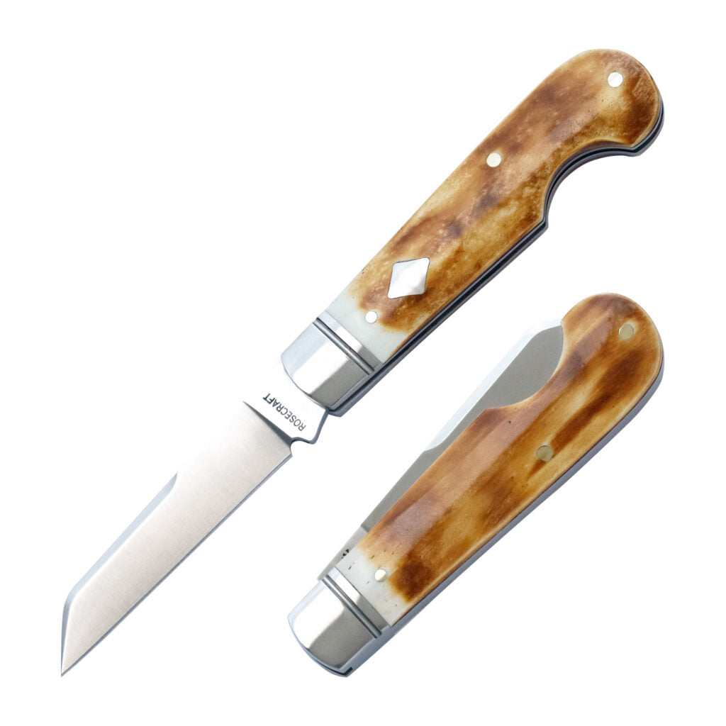 RoseCraft Blades Cumberland River Coke Bottle Toasted White Bone