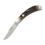 Obed Creek Bow Trapper Dapper Jigged Bone Slipjoint - RCT015-DJB