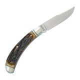 Obed Creek Bow Trapper Dapper Jigged Bone Slipjoint - RCT015-DJB