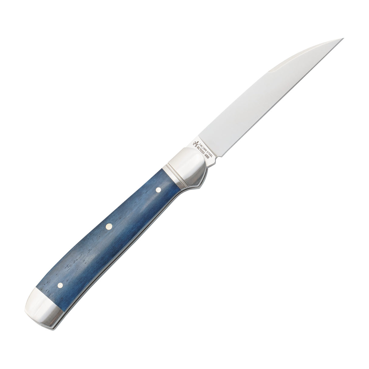 Snake Creek Copperhead Vintage Blue Bone Slipjoint - RCT035-VBB