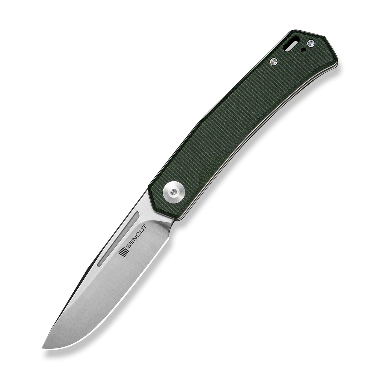 Braxx | Green Micarta + Satin D2 Slipjoint