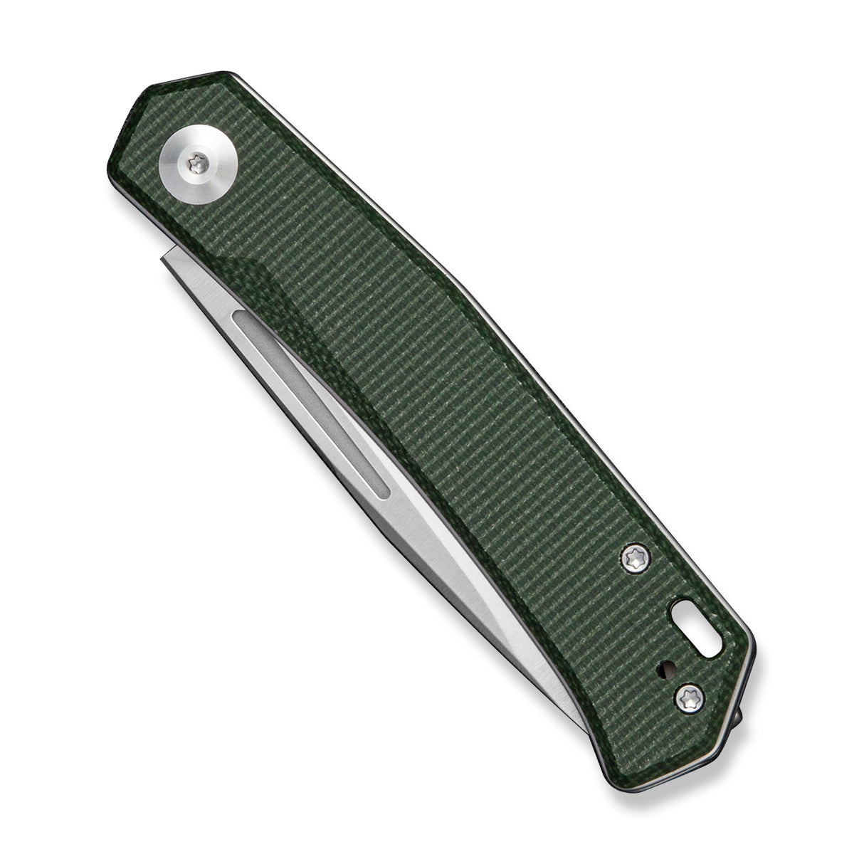 Braxx | Green Micarta + Satin D2 Slipjoint