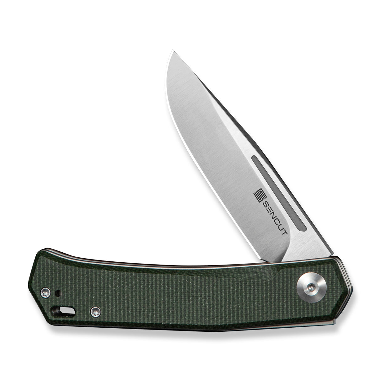 Braxx | Green Micarta + Satin D2 Slipjoint
